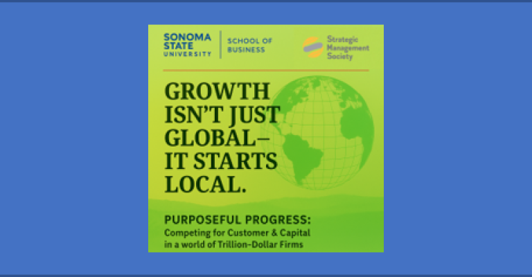 Flyer for Purposeful Progress conference