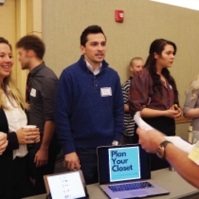 Students at Seawolf Pitch Competition