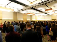 Students and employers at the 2014 Spring Mixer